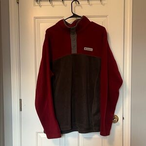 Columbia Men's Burgundy and Dark green